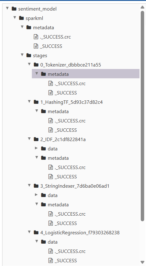 Lưu trữ SparkML Pipeline